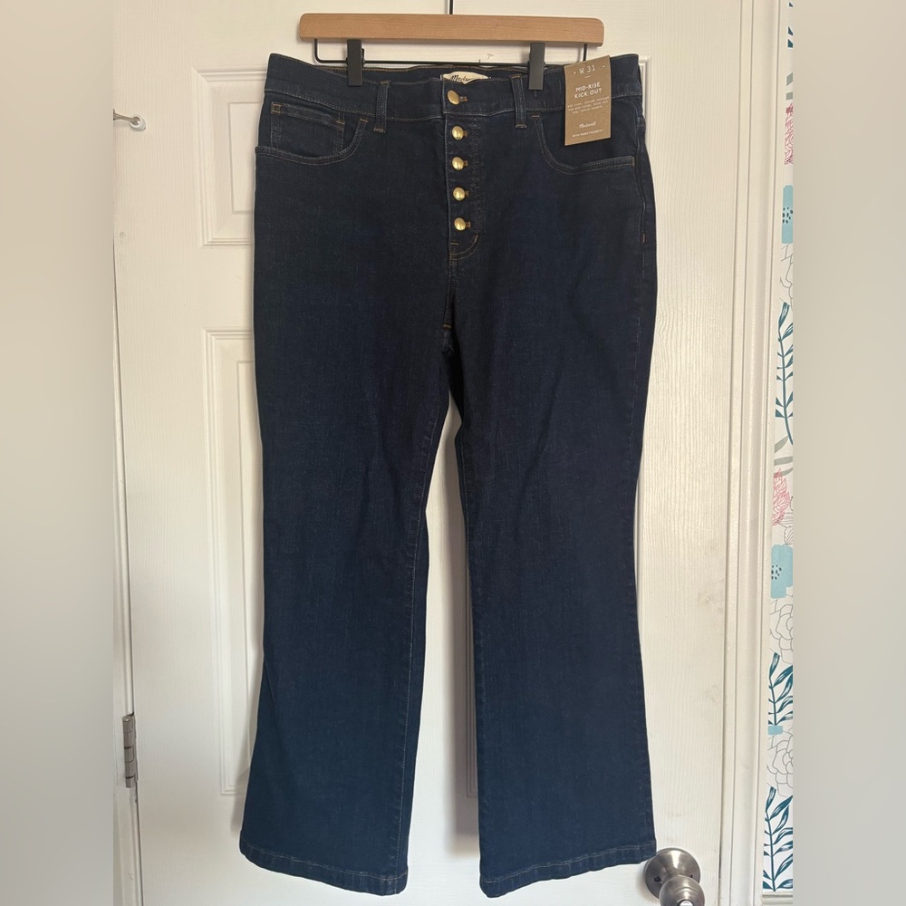 Madewell kick flare jeans size 31